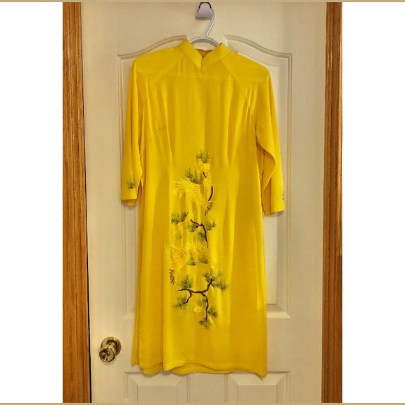 vietnamese áo dài dress - Picture 1 of 3